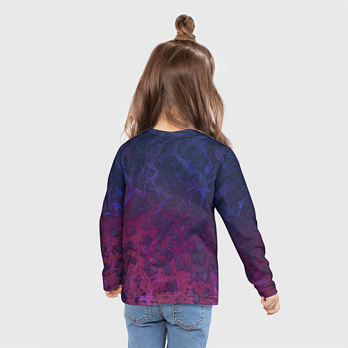 Детский лонгслив Акула в балахоне / 3D-принт – фото 6