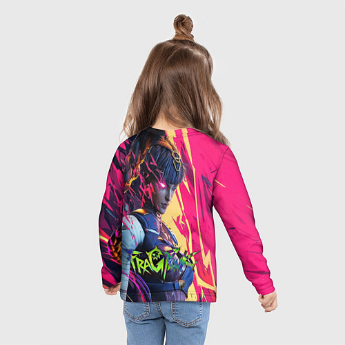 Детский лонгслив Fragpunk serket / 3D-принт – фото 6