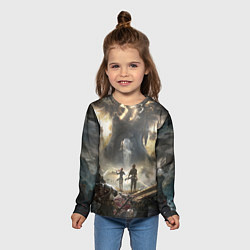 Лонгслив детский Экспедиция Clair Obscur expedition 33, цвет: 3D-принт — фото 2