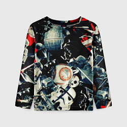 Лонгслив детский Звездные войны персонажи, цвет: 3D-принт