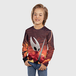 Лонгслив детский Полый рыцарь Hollow knight silksong, цвет: 3D-принт — фото 2