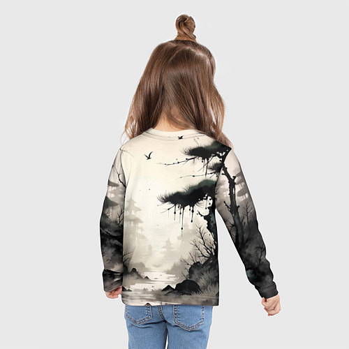 Детский лонгслив Путник / 3D-принт – фото 6