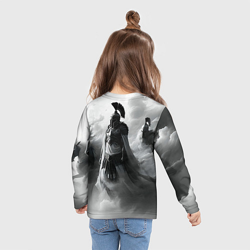 Детский лонгслив Спартанская армия / 3D-принт – фото 6