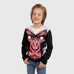 Лонгслив детский Monkey wisdom, цвет: 3D-принт — фото 2