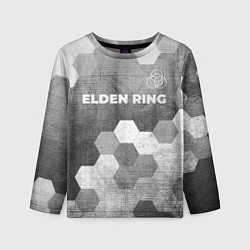 Детский лонгслив Elden Ring - grey gradient посередине
