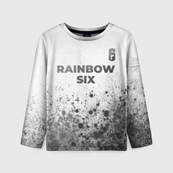 Лонгслив детский Rainbow Six - white gradient посередине, цвет: 3D-принт