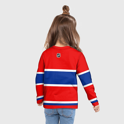 Детский лонгслив Montreal Canadiens - NHL team / 3D-принт – фото 6