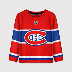 Лонгслив детский Montreal Canadiens - NHL team, цвет: 3D-принт