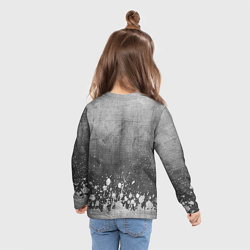 Детский лонгслив Genesis - grey gradient посередине / 3D-принт – фото 6