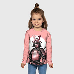 Лонгслив детский Древний самурай, цвет: 3D-принт — фото 2