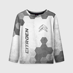 Лонгслив детский Citroen - white gradient вертикально, цвет: 3D-принт