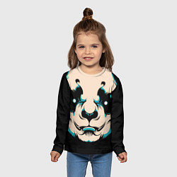 Лонгслив детский Взгляд панды, цвет: 3D-принт — фото 2