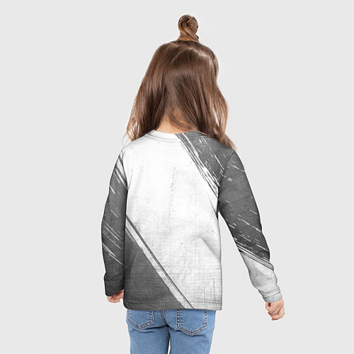 Детский лонгслив Counter Strike - white gradient вертикально / 3D-принт – фото 6