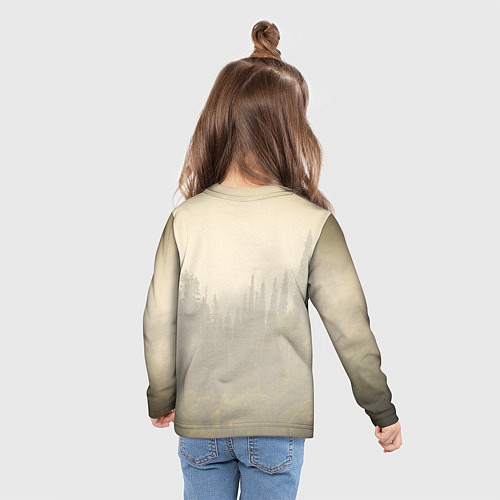 Детский лонгслив Sam winchester - supernatural / 3D-принт – фото 6