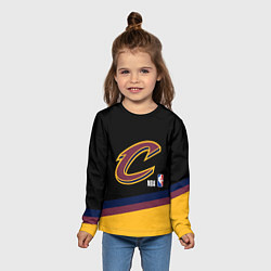 Лонгслив детский Cleveland Cavaliers NBA basketball, цвет: 3D-принт — фото 2
