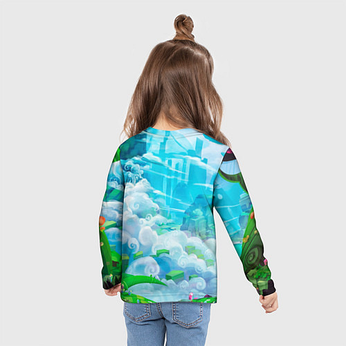 Детский лонгслив Astro в аниме стиле / 3D-принт – фото 6