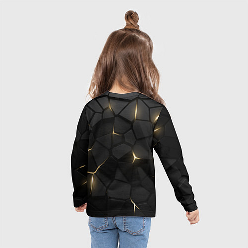 Детский лонгслив Вегас Голден Найтс - НХЛ хоккей / 3D-принт – фото 6