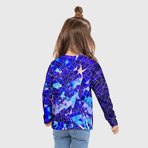 Детский лонгслив Небо-Звезды / 3D-принт – фото 6