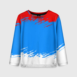 Детский лонгслив Патриот - флаг