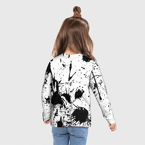 Детский лонгслив Monster energy краски / 3D-принт – фото 6