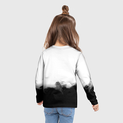 Детский лонгслив Monster energy splash smoke / 3D-принт – фото 6