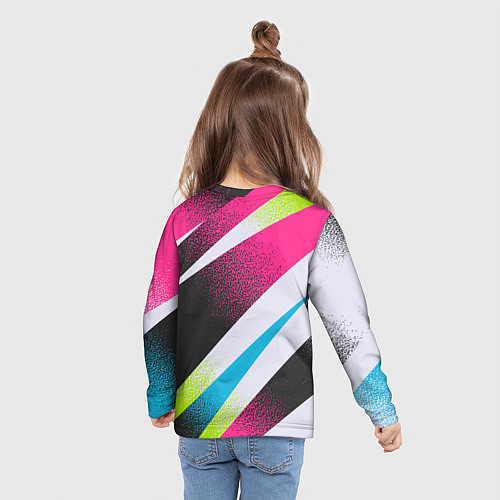 Детский лонгслив Билли Айлиш в стиле мультфильма / 3D-принт – фото 6