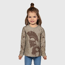 Лонгслив детский Спарта, цвет: 3D-принт — фото 2