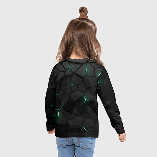 Детский лонгслив Миннесота Уайлд - плиты с подсветкой / 3D-принт – фото 6