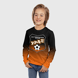 Лонгслив детский ФК Урал - градиент, цвет: 3D-принт — фото 2