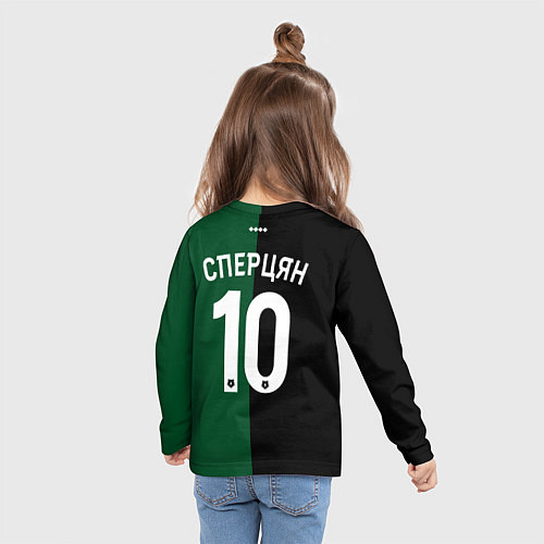 Детский лонгслив Сперцян - ФК Краснодар / 3D-принт – фото 6