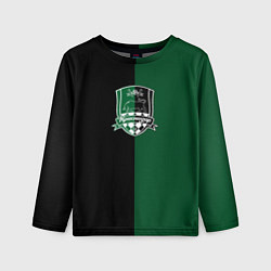 Лонгслив детский Кордоба - ФК Краснодар, цвет: 3D-принт
