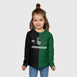 Лонгслив детский Krasnodar football, цвет: 3D-принт — фото 2
