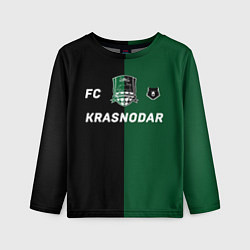 Лонгслив детский Krasnodar football, цвет: 3D-принт