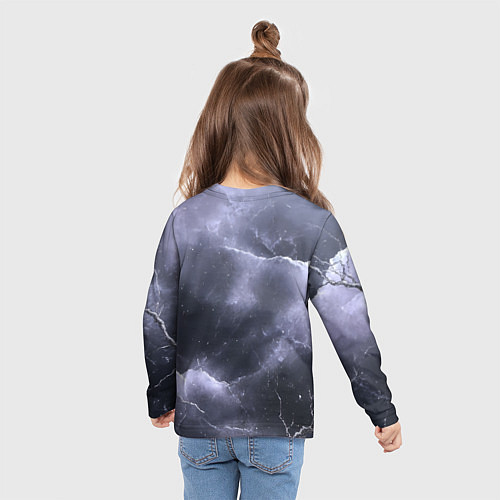 Детский лонгслив Bones в образе психа / 3D-принт – фото 6