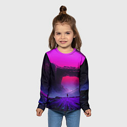 Лонгслив детский A Journey on the planet, цвет: 3D-принт — фото 2