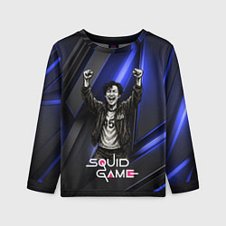 Лонгслив детский Победа игрока 456 Игра в кальмара, цвет: 3D-принт