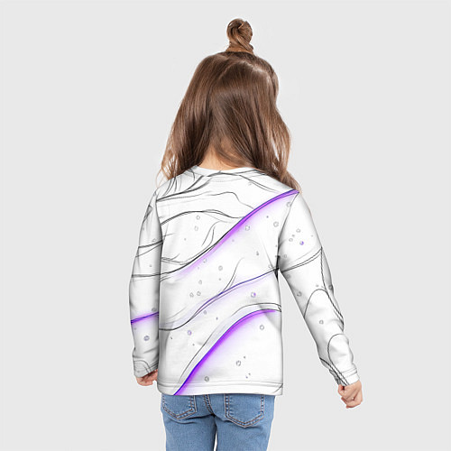 Детский лонгслив Lana Del Rey радостно прыгает / 3D-принт – фото 6