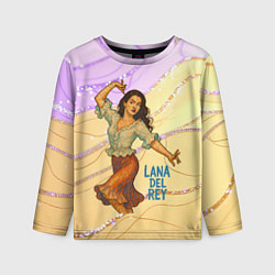 Лонгслив детский Lana Del Rey танцует, цвет: 3D-принт