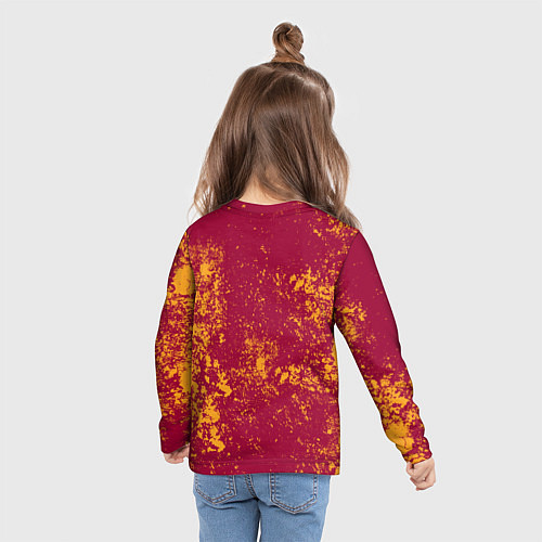 Детский лонгслив Майами Хит - брызги красок / 3D-принт – фото 6