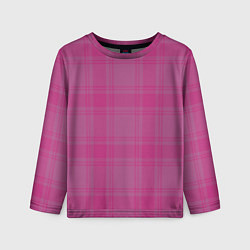 Детский лонгслив Checkered pink