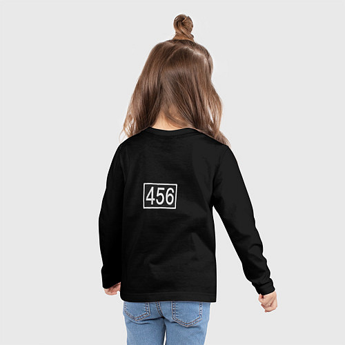 Детский лонгслив Костюм финалиста 456 из игры в кальмара / 3D-принт – фото 6