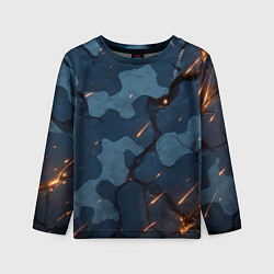 Детский лонгслив Камуфляжные плиты текстура