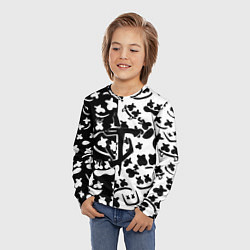 Лонгслив детский Doom x Marshmello pattern, цвет: 3D-принт — фото 2