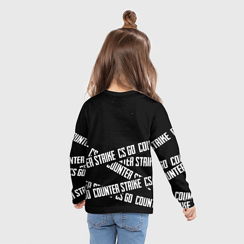 Детский лонгслив Doom x counter strike / 3D-принт – фото 6