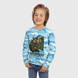 Лонгслив детский XXXTentacion сидит рядом с зеркалом, цвет: 3D-принт — фото 2