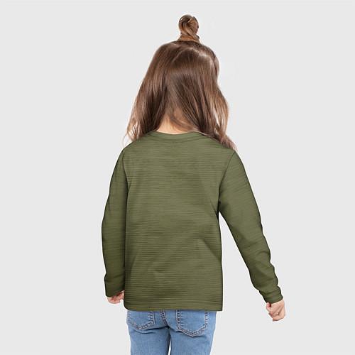 Детский лонгслив ВДВ - честь и отвага / 3D-принт – фото 6