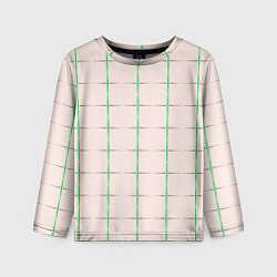 Лонгслив детский Color white stripes, цвет: 3D-принт