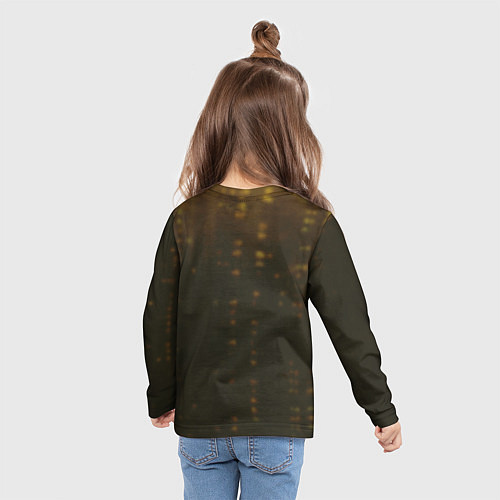 Детский лонгслив Красивый парень в маске / 3D-принт – фото 6