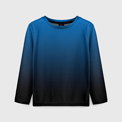 Лонгслив детский Blue gradient, цвет: 3D-принт