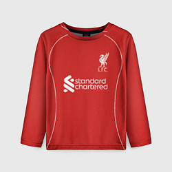 Детский лонгслив Ливепрпуль домашняя форма 2025 2026